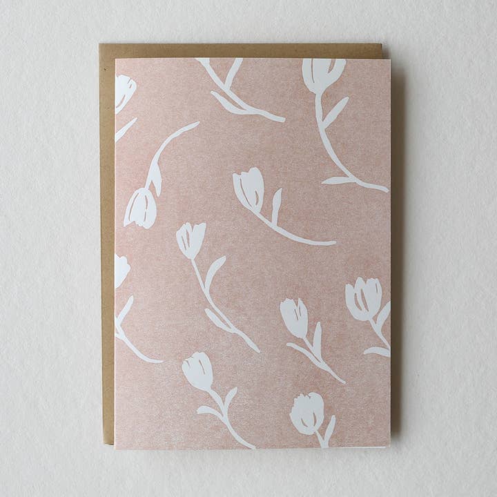Tulips Card for wholesale by Lettered West