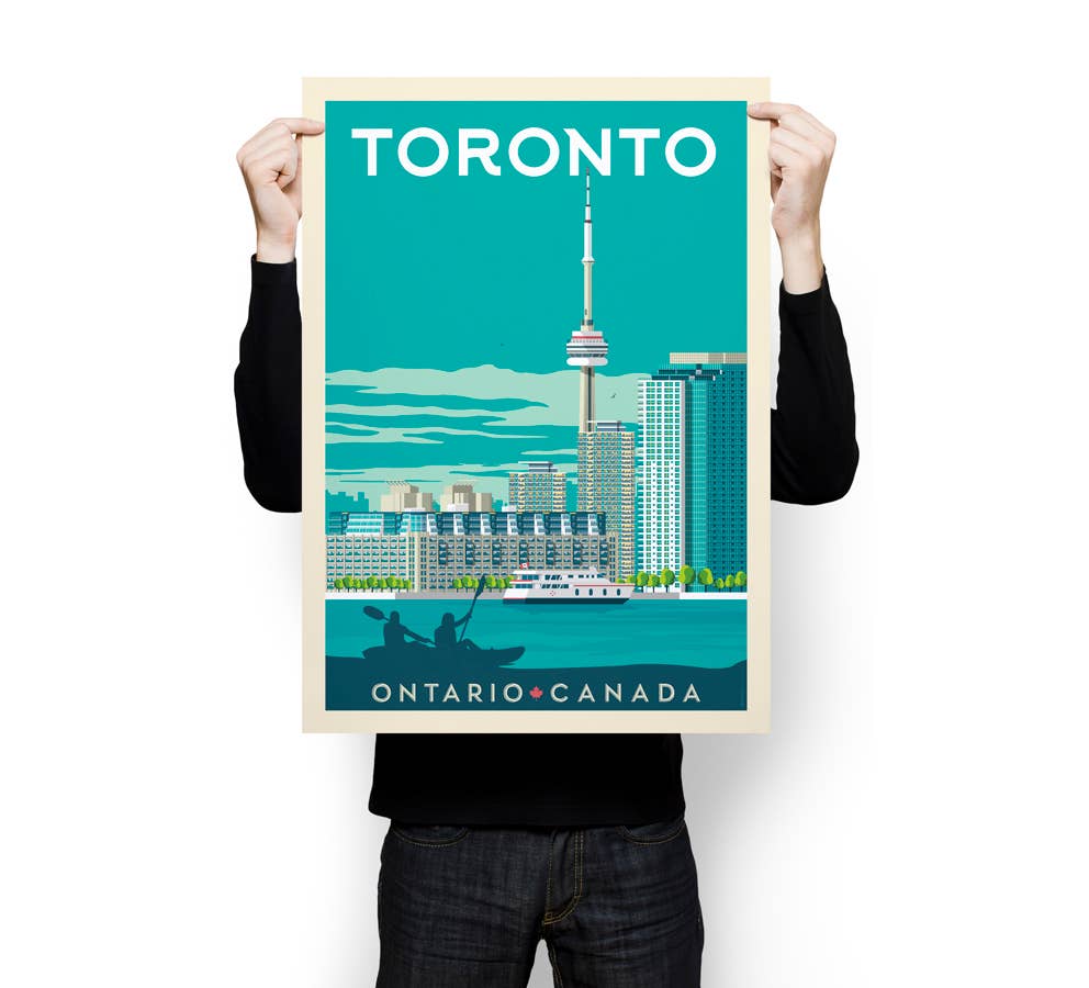 Olahoop Travel Posters - Wholesale Poster - Toronto Ontario - Canada travel poster2
