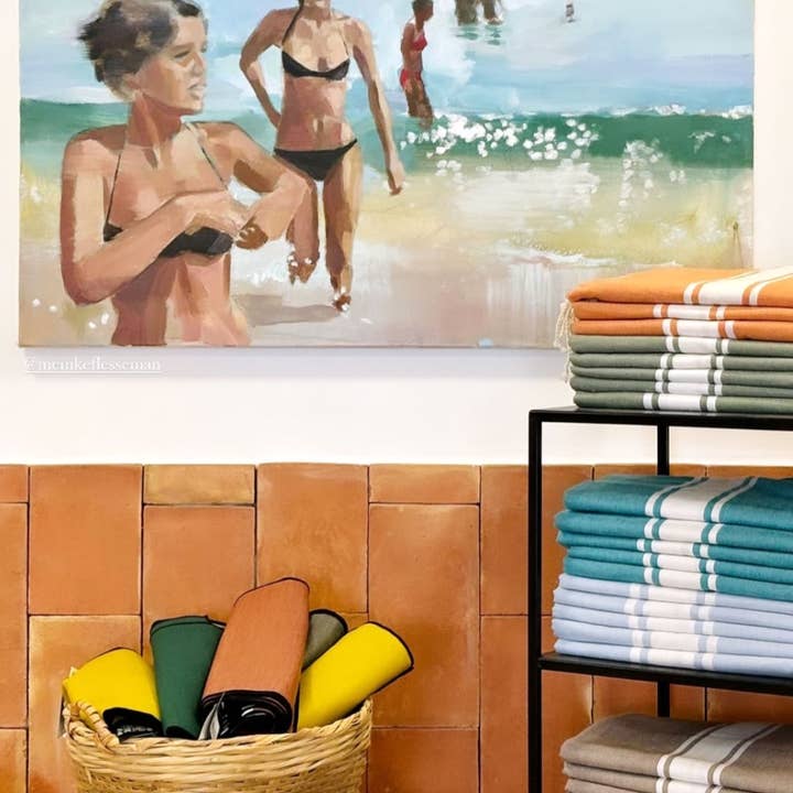 KASALUZ – wholesale Strandhandduk – Fouta Auténtica Turkos 100% bomull plattväv