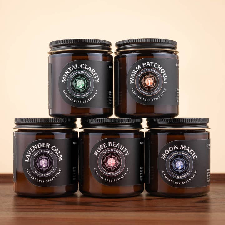 Eterisk olja Lotion Ljus för wholesale av Element Tree Essentials