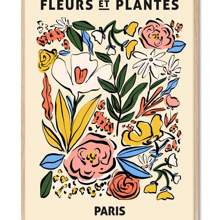 PSTR Studio – wholesale Poster – Zoe - Fleurs et Plantes - Paris