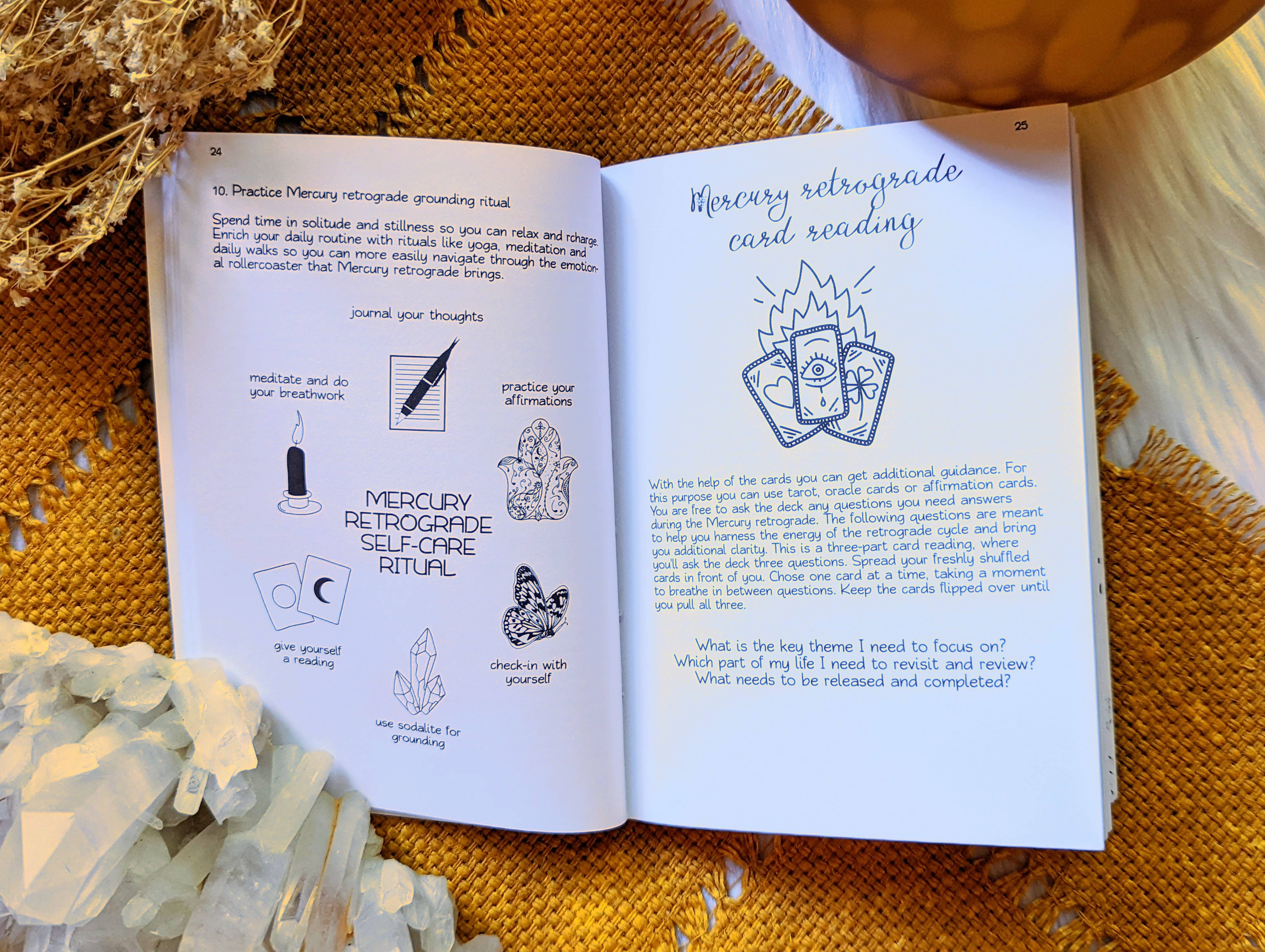 Goddess Provisions - Wholesale Journal/Diary - Mercury in Retrograde Journal - Workbook, Shadow work, Self2