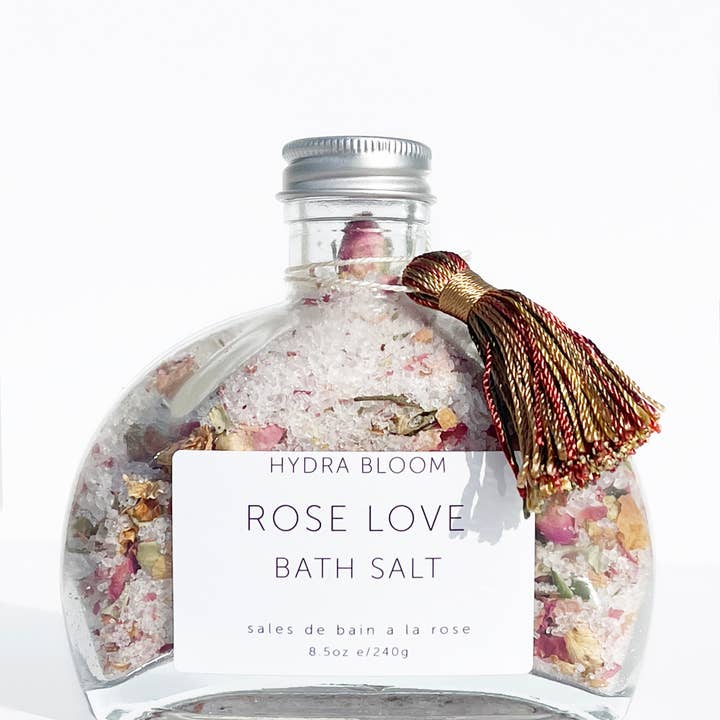 Hydra Bloom Beauty - Wholesale Bath Salts - Rose Love Bath Salts Gifts1