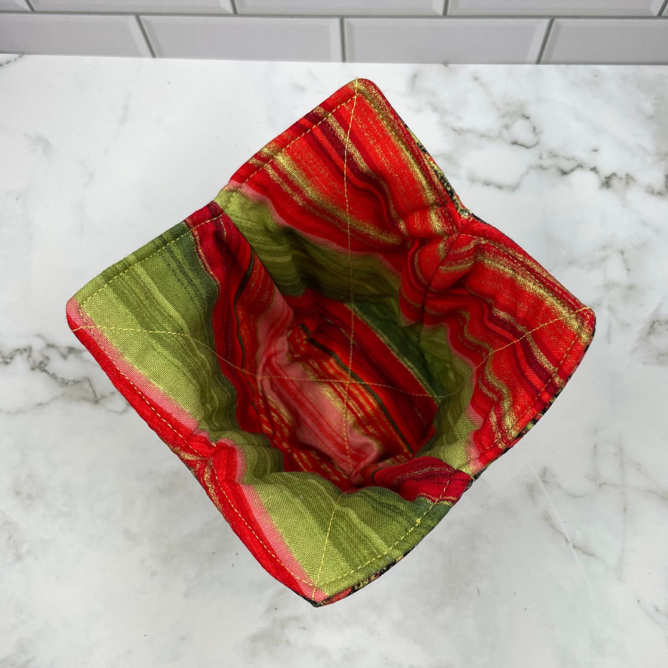 Nina Marie Scrunchies+ - Wholesale Drink Huggers & Koozies - THE SWIRL REVERSIBLE ICE CREAM COZY3