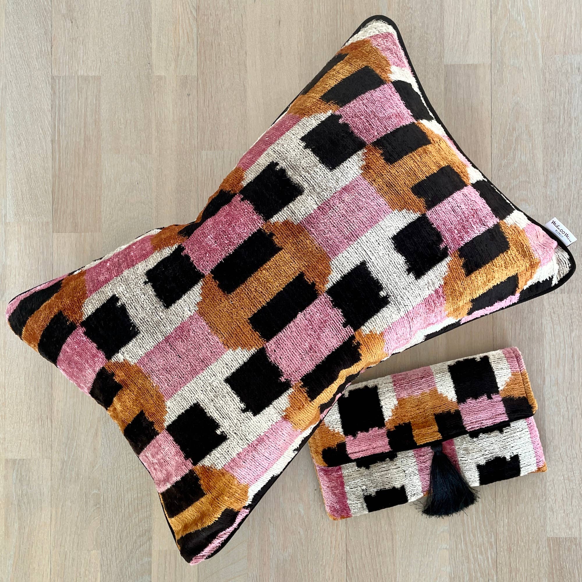 Mila∞Miro by Emelie - Wholesale Throw Pillow Cover - Velvet Ikat Cushion Candy | Velvet Ikat Pillow Cover13