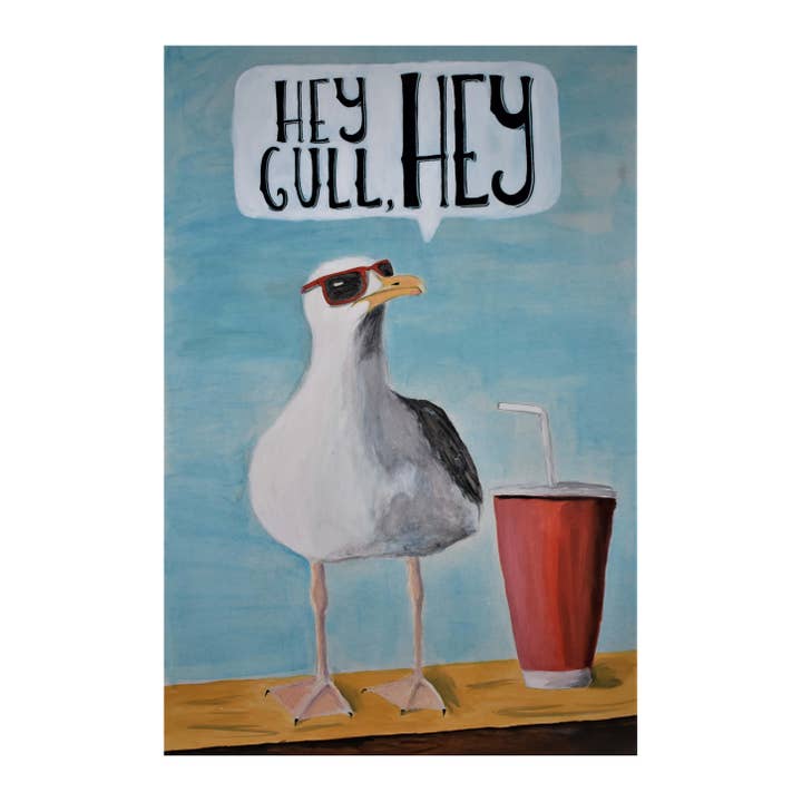 Ehi Gabbiano, Ehi Stampa d'Arte per la vendita all'ingrosso da parte di Northern Vibes