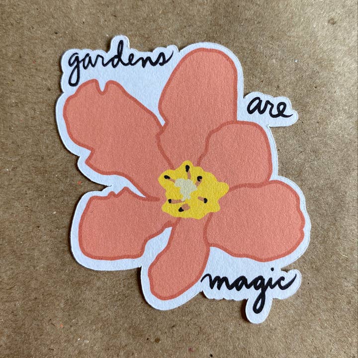 gardens are magic tulip sticker for wholesale by AnneArchy