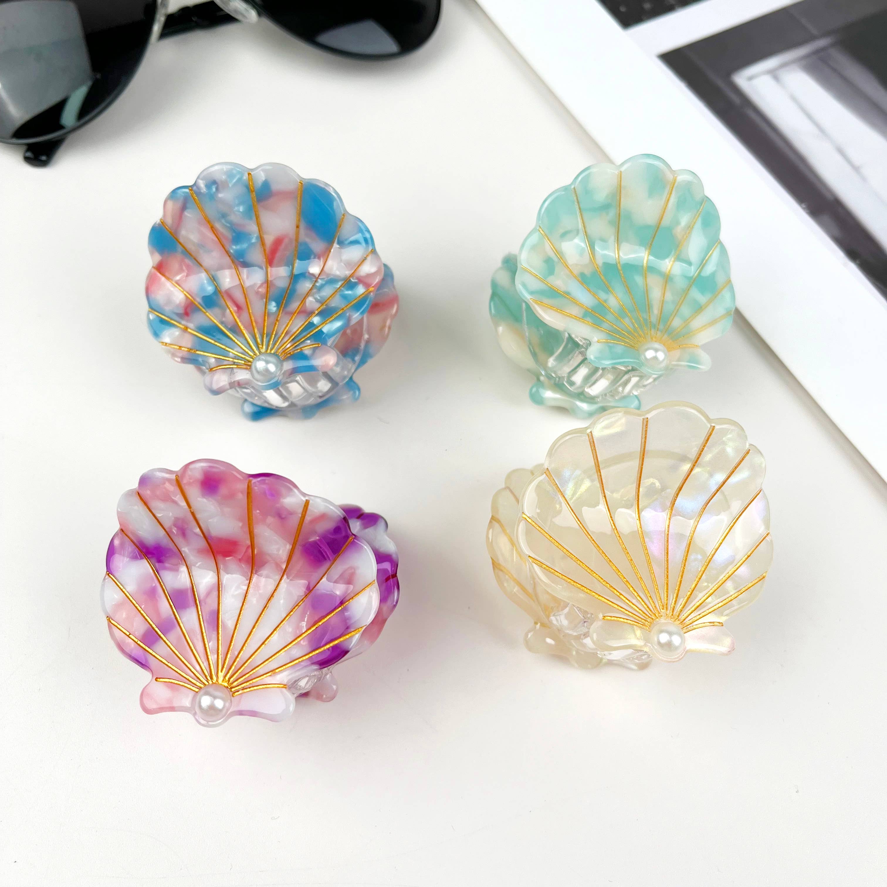 mildstyles - Vendita all'ingrosso Fermaglio per capelli - Donna - Fermaglio per capelli con perle e conchiglia7