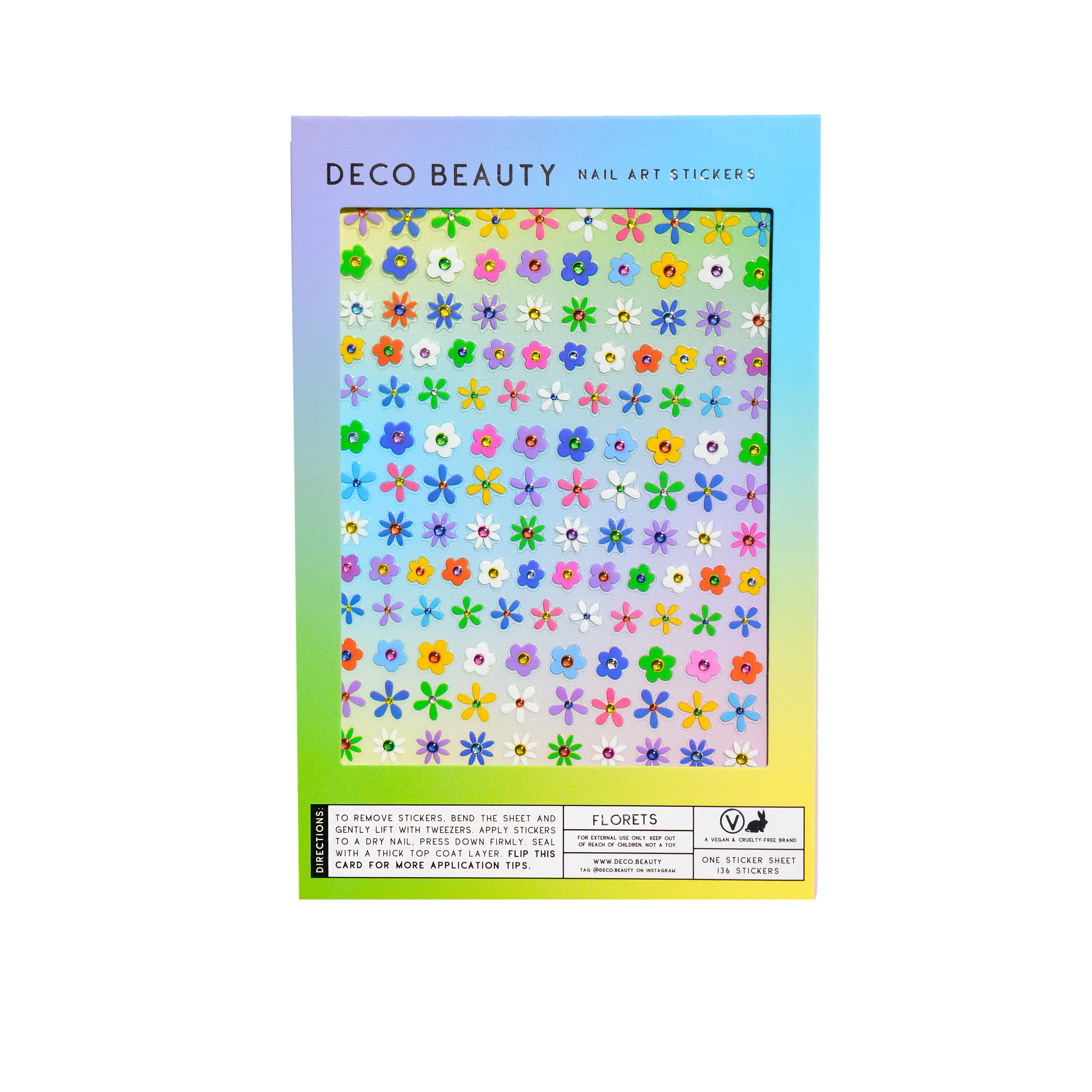 Deco Beauty – Engroshandel Negledesign – Neglekunstklistermærker - BLOMSTER2