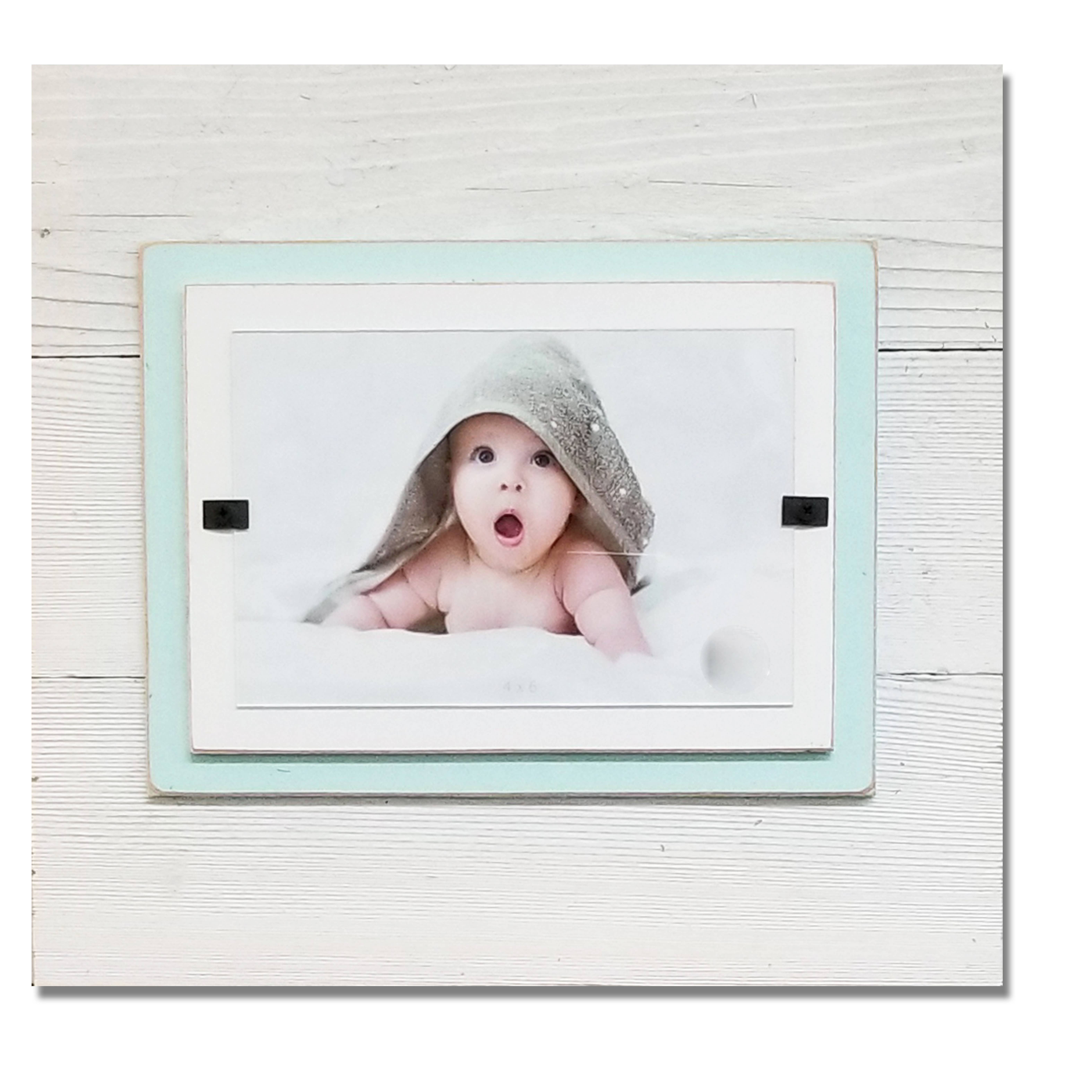 Beach Frames LLC - Venta al por mayor Marcos de fotos - Shiplap Farmhouse - Marco de pared o mesa (4 x 6, 5 x 7 cm)6