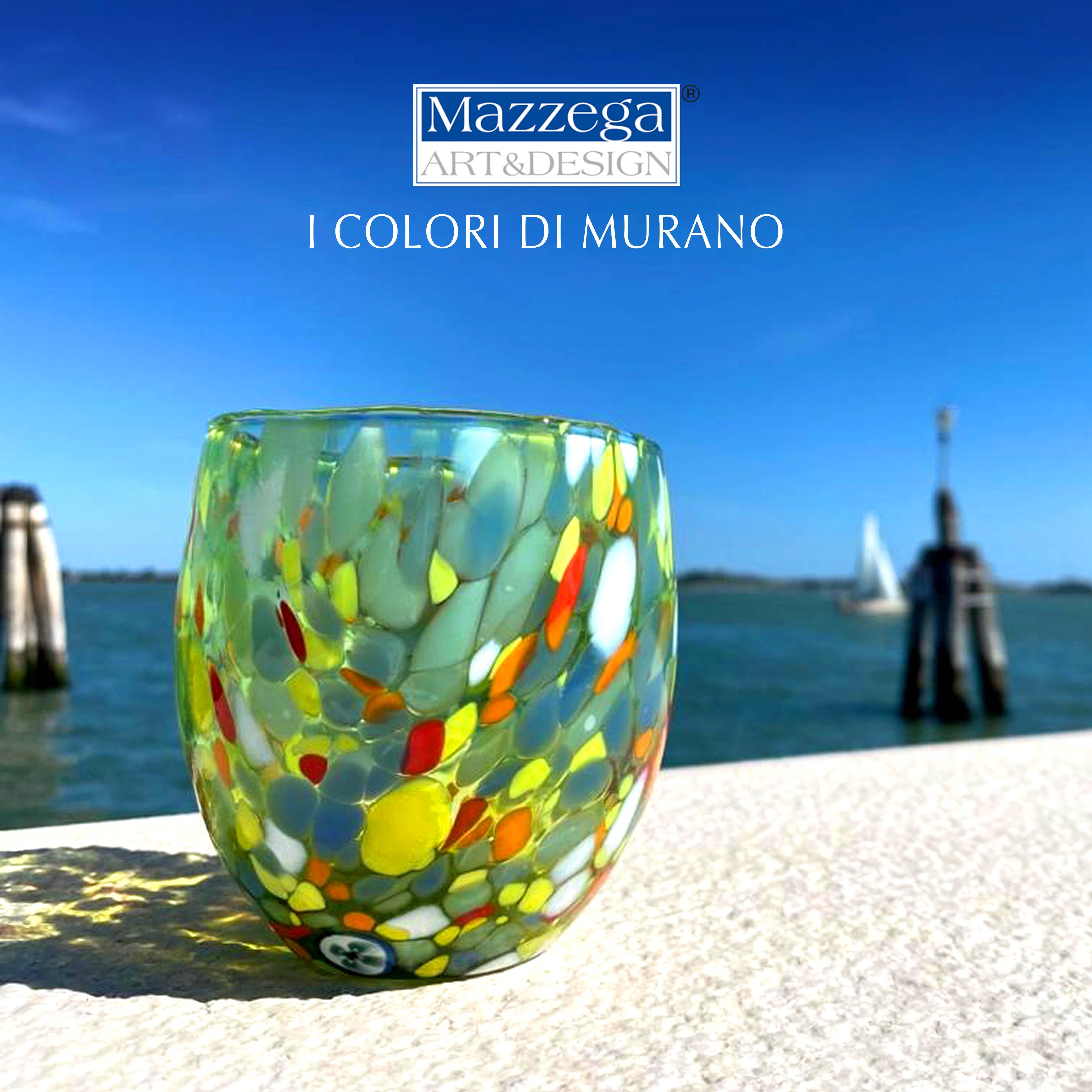 Mazzega Art & Design - Vente Verre/tasse - 6 verres en verre « Les couleurs de Murano ». ACQUA-CLASSIQUE8