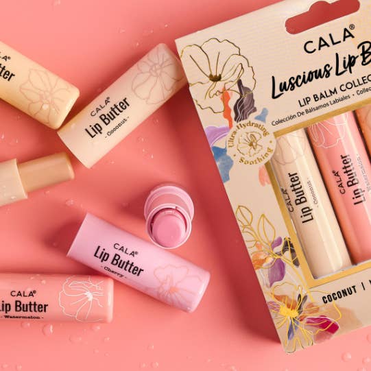 Best Beauty Group - Wholesale Lip Balm Set - CALA Luscious Lip Butter Lip Balm Collection (Pack of 4)