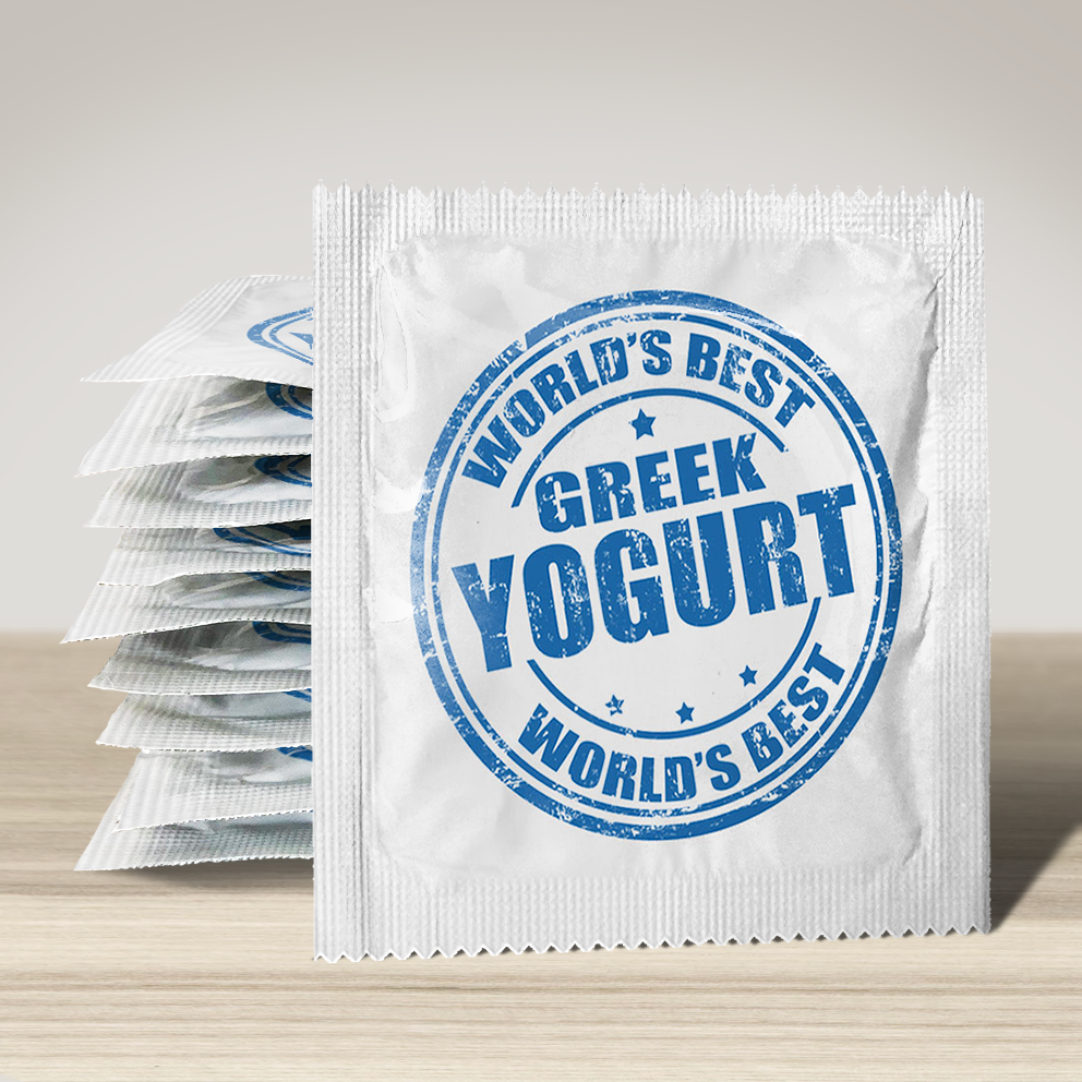 CALLVIN EU - Wholesale Gag Gift/Novelty Gift - Condom : Préservatif: Greek Yogurt0