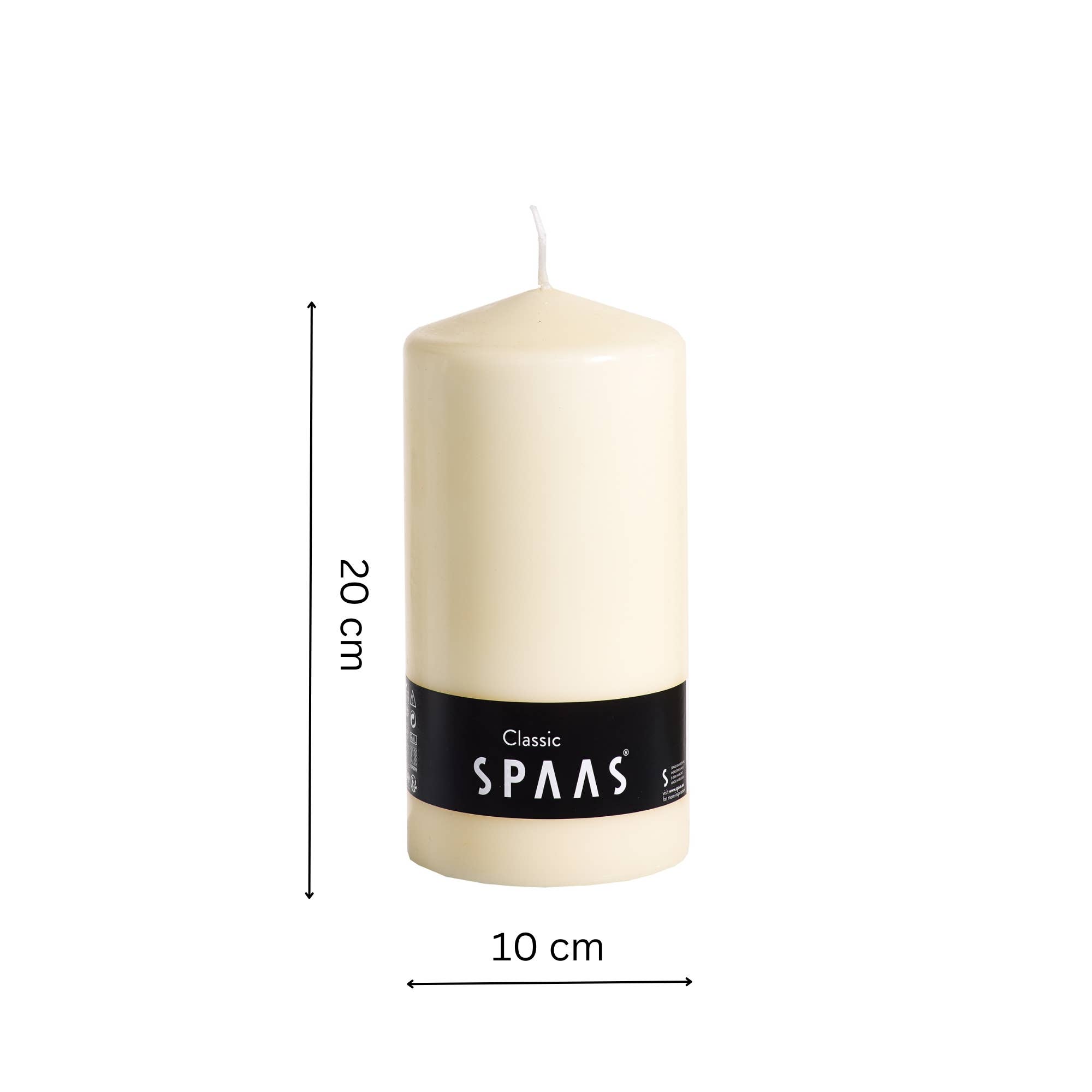Ivyline – wholesale Pillar candle – Ivory Indoor Non-Drip Pillar Candle (various sizes)9