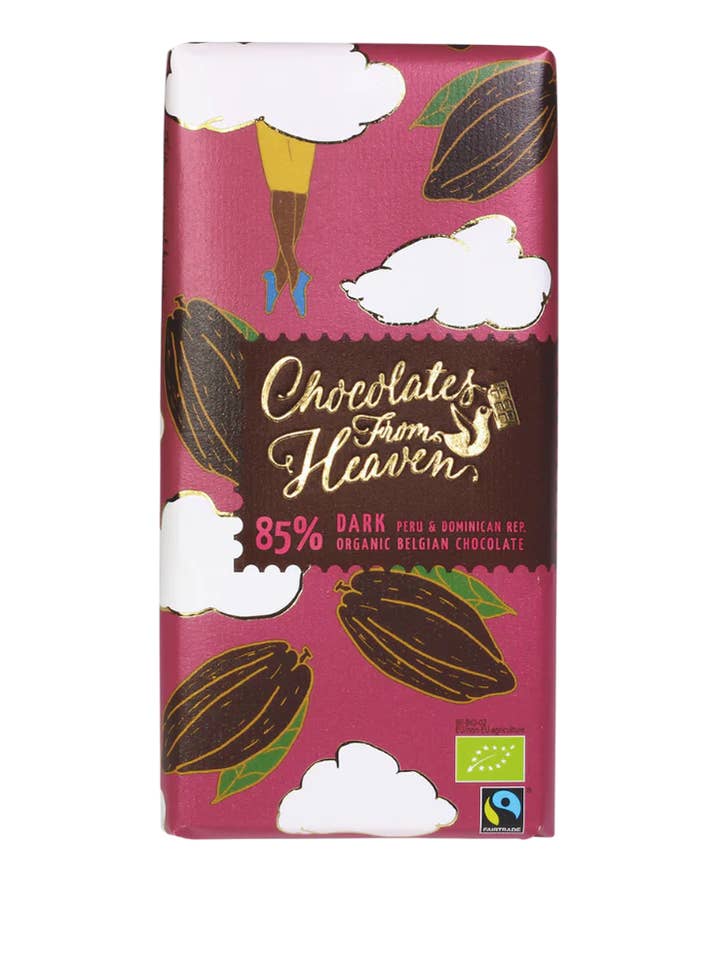 Cioccolatini dal cielo fondente 85% Perù (12X100G) per la vendita all'ingrosso da parte di Chocolates from Heaven