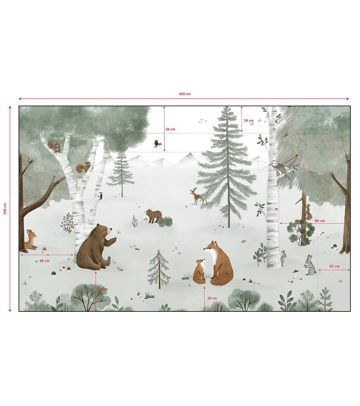 LILIPINSO - Wholesale Wallpaper - KHARU - Papier peint panoramique - Forêt et animaux5
