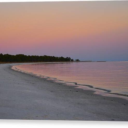 Carabelle Beach Sunset - Canvas Print 30 x 20 inches for wholesale by Leah Smith Art