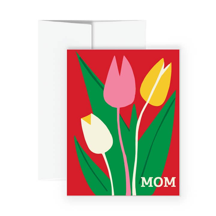 Greeting Card - Mom with Tulips for wholesale by All Very Goods