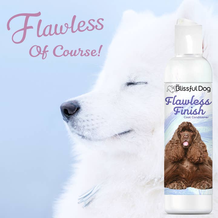 The Blissful Dog - Wholesale Pet Coat Conditioner - Dog - Flawless Finish Dog Coat Conditioner 4, 8, 16 oz Bottles2