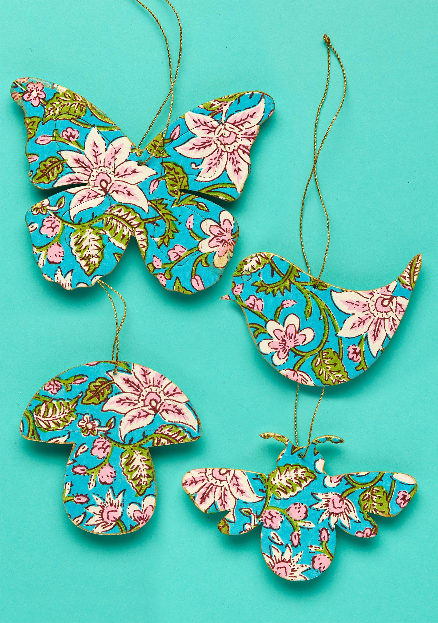 Namaste - Vente Décalcomanie – décorations de fête - Décoration de lys imprimée au bloc3