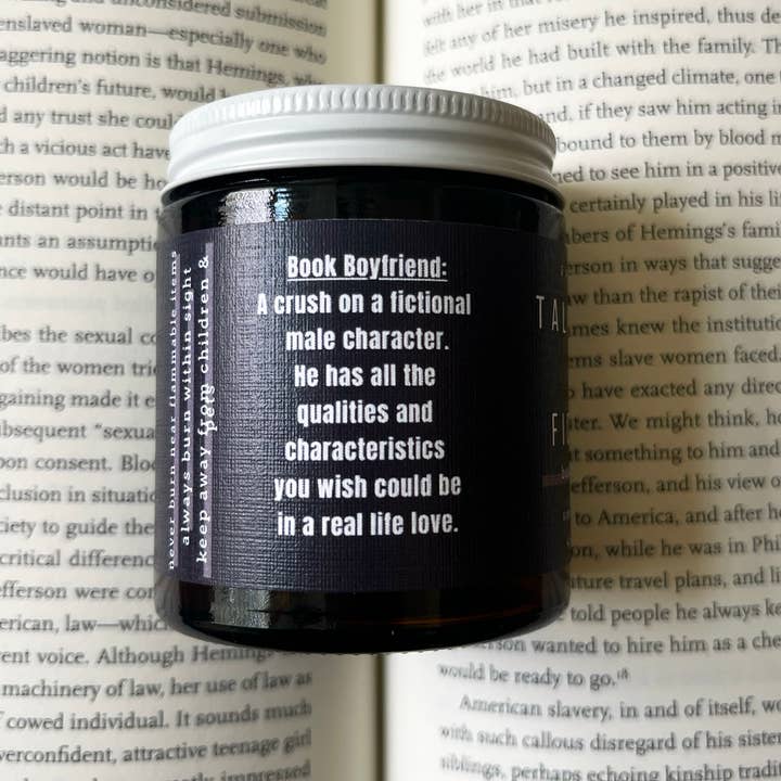 A Scent Story Candle Co - Wholesale Jar/Filled Candle - Tall, Dark & Fictional | Bookish Candle | Soy Wax,1
