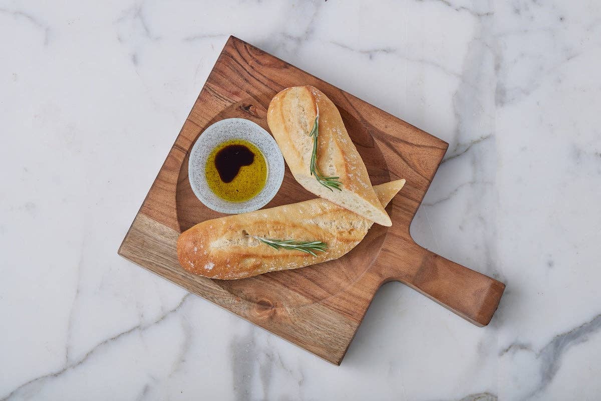 etúHOME - Wholesale Cutting Board - French Square Cutting Board + Bowl Combo with Handle, Small1