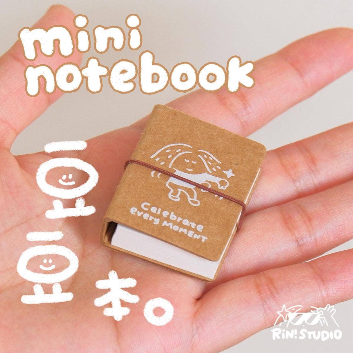 RiN! Studio US - Wholesale Notebook - Mini Notebook, Tiny Notebook, Sketch book, Kawaii Journal, Aesthetic Notebook, Cute Journal, Stationary, Schedule Journal, Thumbnail book6