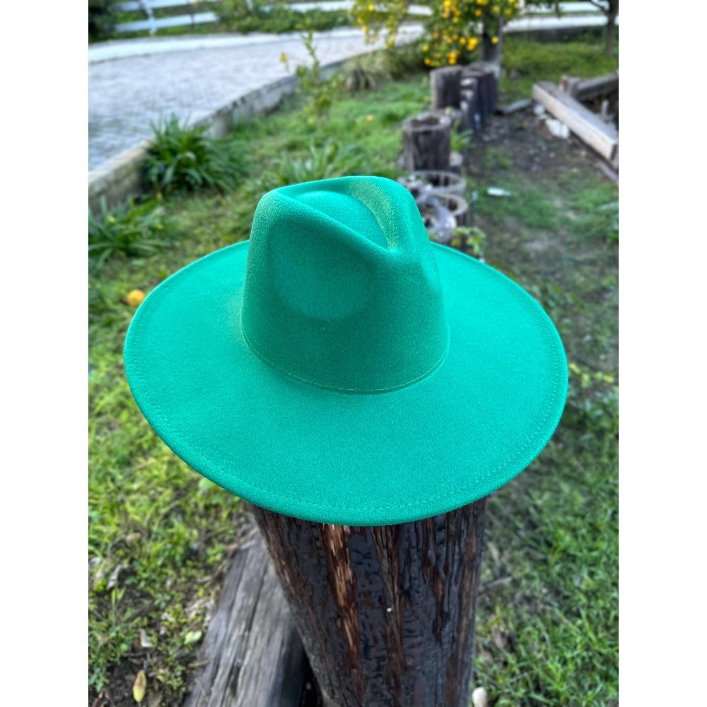 One and Only Accessories - Wholesale Fedora - Women's - Best seller Fashion Classic Wide Brim Felt Hat New Color7