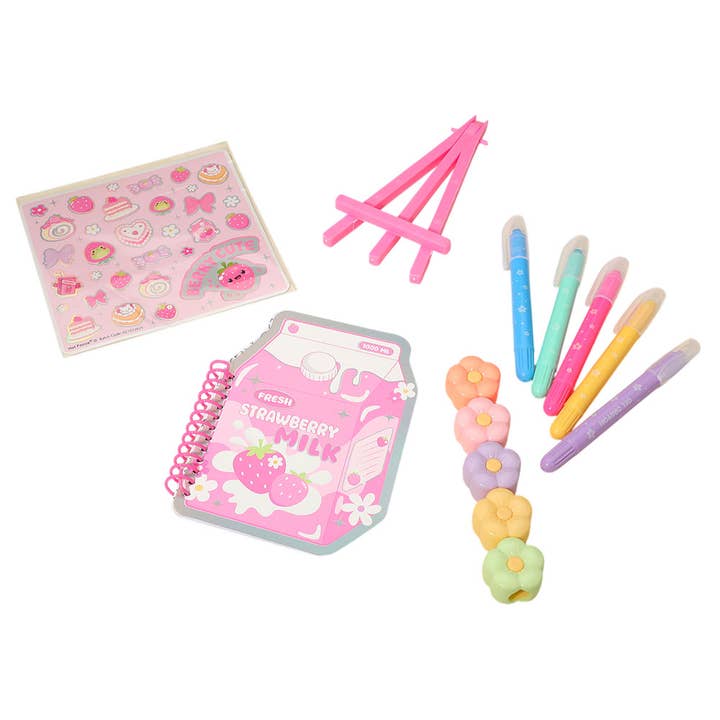 Sensibling Corp. - Wholesale Stationery/notecard set - 10PCS - HOT FOCUS Kids Coloring Pack Amusant Stationery Set3