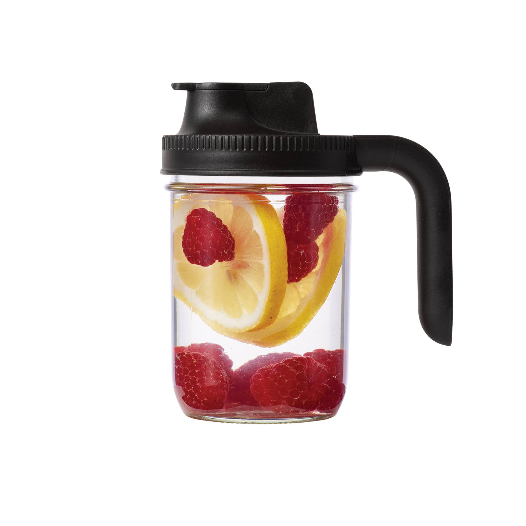 Fox Run Brands - Wholesale Kitchen Tool/Gadget - Jarware Black Spout Lid With Handle for Wide Mouth Mason Jar2