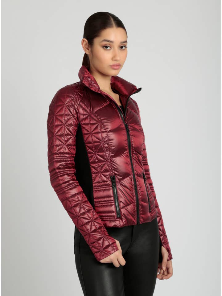 Blanc Noir - Wholesale Puffer Jacket - Women's - Lightweight Down Filled Packable Puffer JLS/NB22