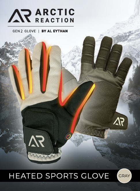 Black & Gray GEN2 Heated Sports Glove for wholesale on Faire2