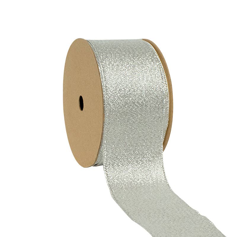 LA Ribbons Wholesale – Großhandel Band – Geschenke verpacken – Metallisches Taftband, 25-Meter-Spule6