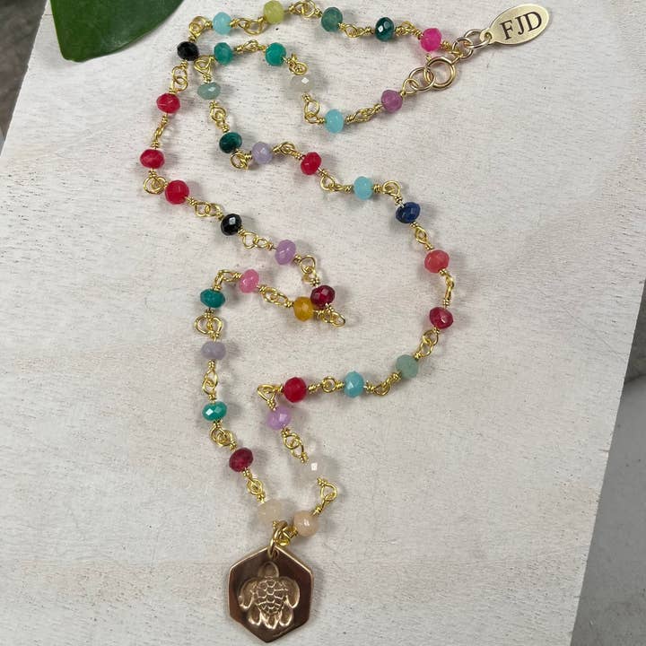 Brynn - Turtle Necklace for wholesale by Felicity Jewelry Designs