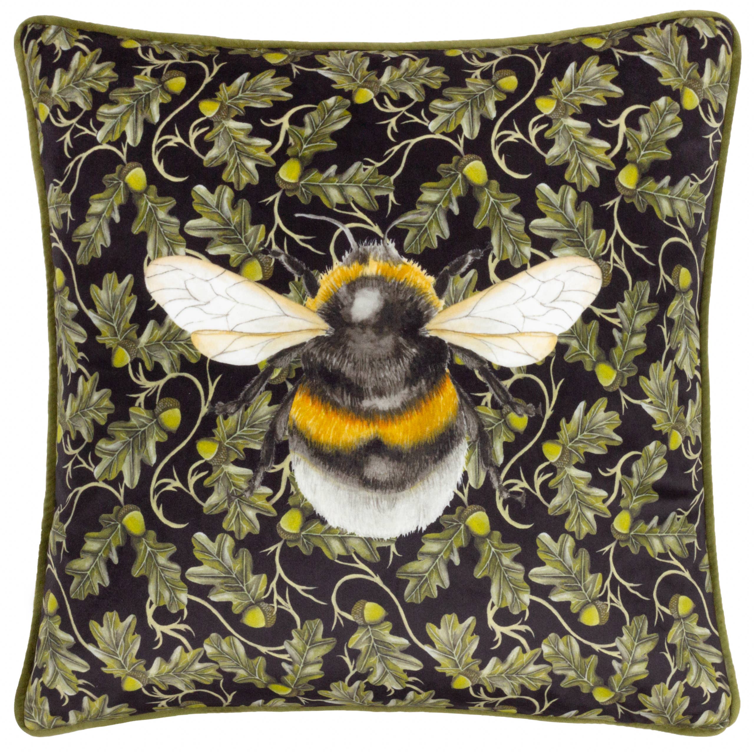 Abeja Cojín de terciopelo Braywick Orville con diseño de abeja de venta al por mayor en Faire1
