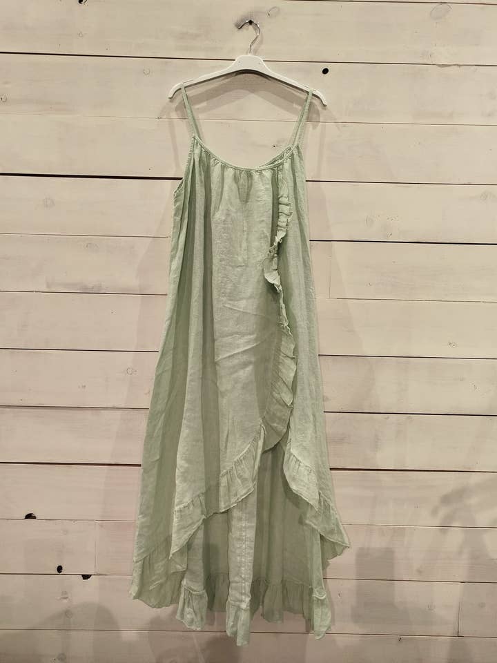 Linos y Textiles - Wholesale Dress - Women's - REF: 17621 100% linen dress7