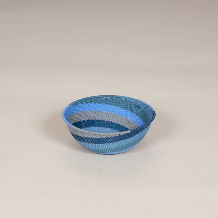 AS'ART a sense of crafts - Wholesale Decorative Plate/Dish/Bowl - Braided telephone wire bowl, Mix&Glow colors8