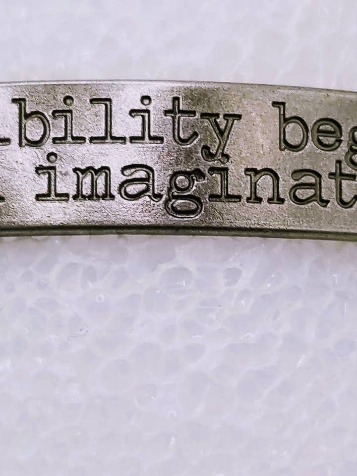 Inspirational Stamped Bracelet for wholesale by Handcrafted Jewelry By Teri C