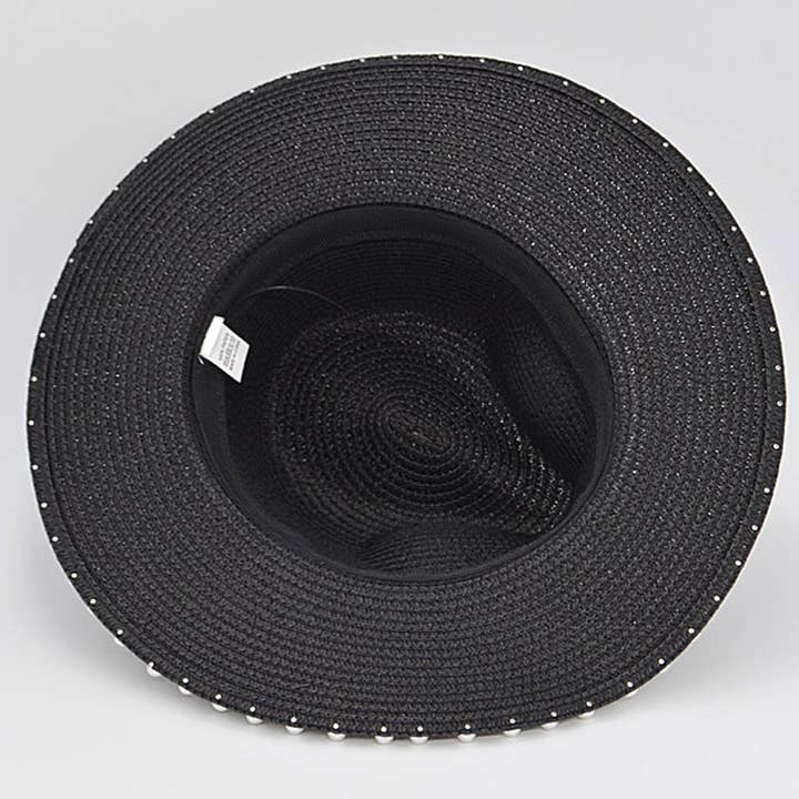 3AM BY H&D ACCESSORIES - Wholesale Straw Hat - Women's - beaded straw hat