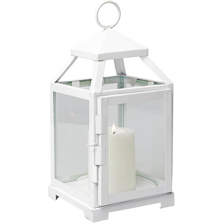 Hosley - Wholesale Lantern - 12IN WHITE LANTERN6