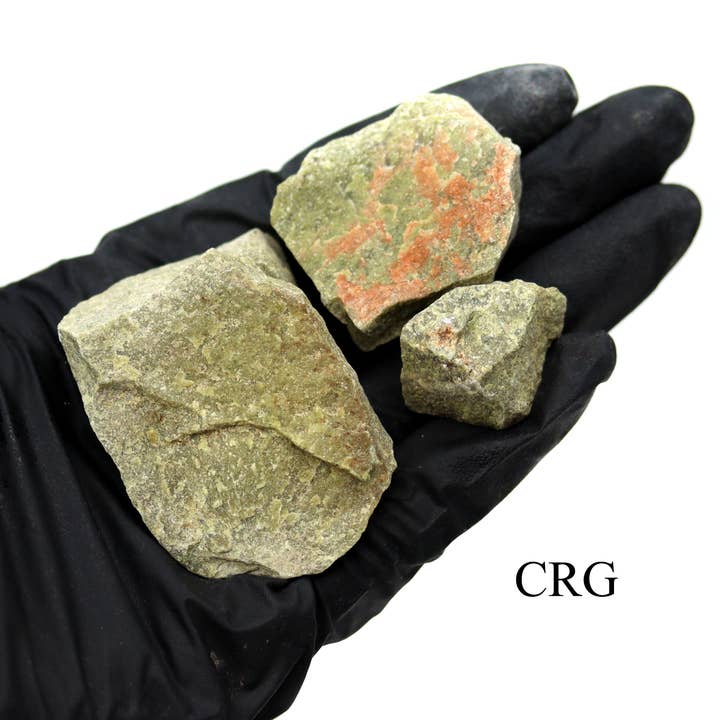 LOT DE 1 KILO - Pierre brute de vésuvianite originaire d'Inde pour la vente par Crystal River Gems LLC