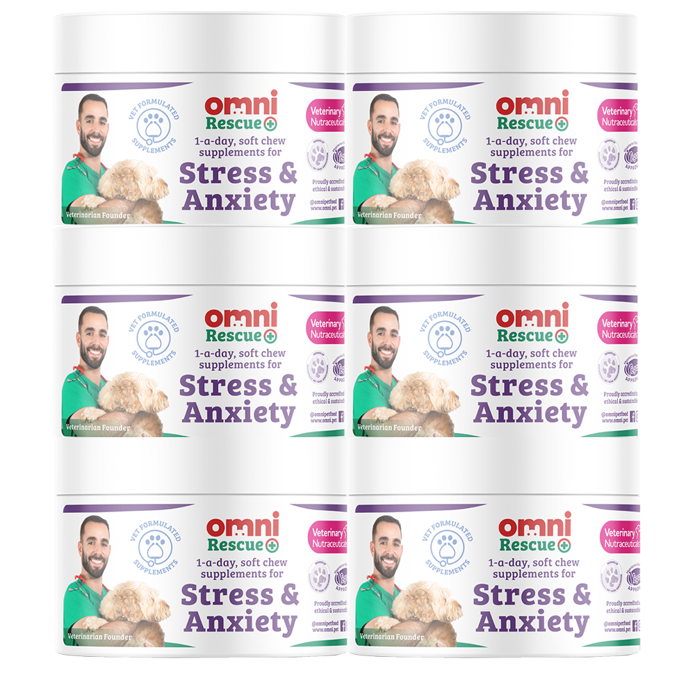 Omni – Großhandel Nahrungsergänzungsmittel für Haustiere – Hund – Omni Rescue - „Stress & Angst“ Ergänzungsmittel2