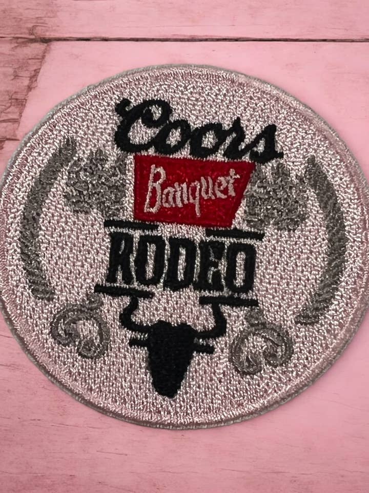 Rodeo-Patch mit kreisförmigen Farben für den Großhandel von Renewed Designs