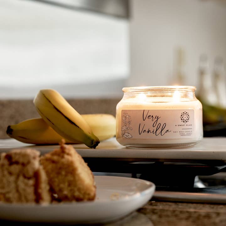 Zeer vanille soja kaars voor wholesale door A sweet place