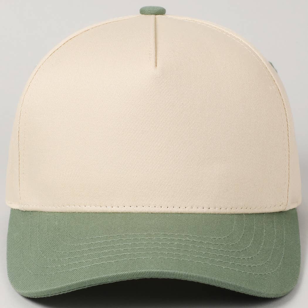 Fashion City - Wholesale Baseball Cap - Unisex - Plain Two-Tone Canvas Cotton Trucker Hat88