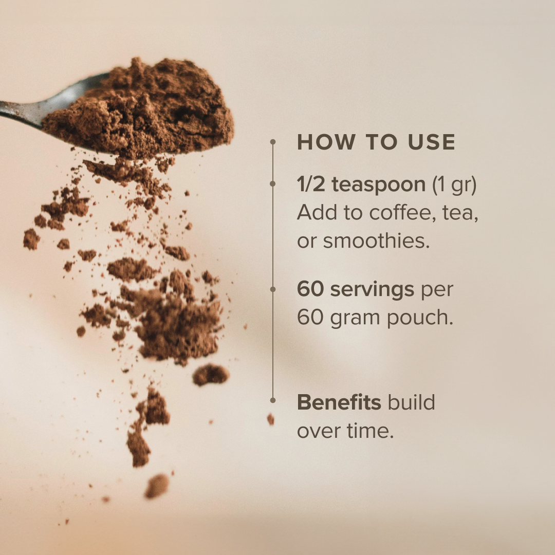 Bloomable Natural Products – Proteína/Superalimento em pó por atacado – Blend Tônico de Extrato de Cogumelos (60 g)2