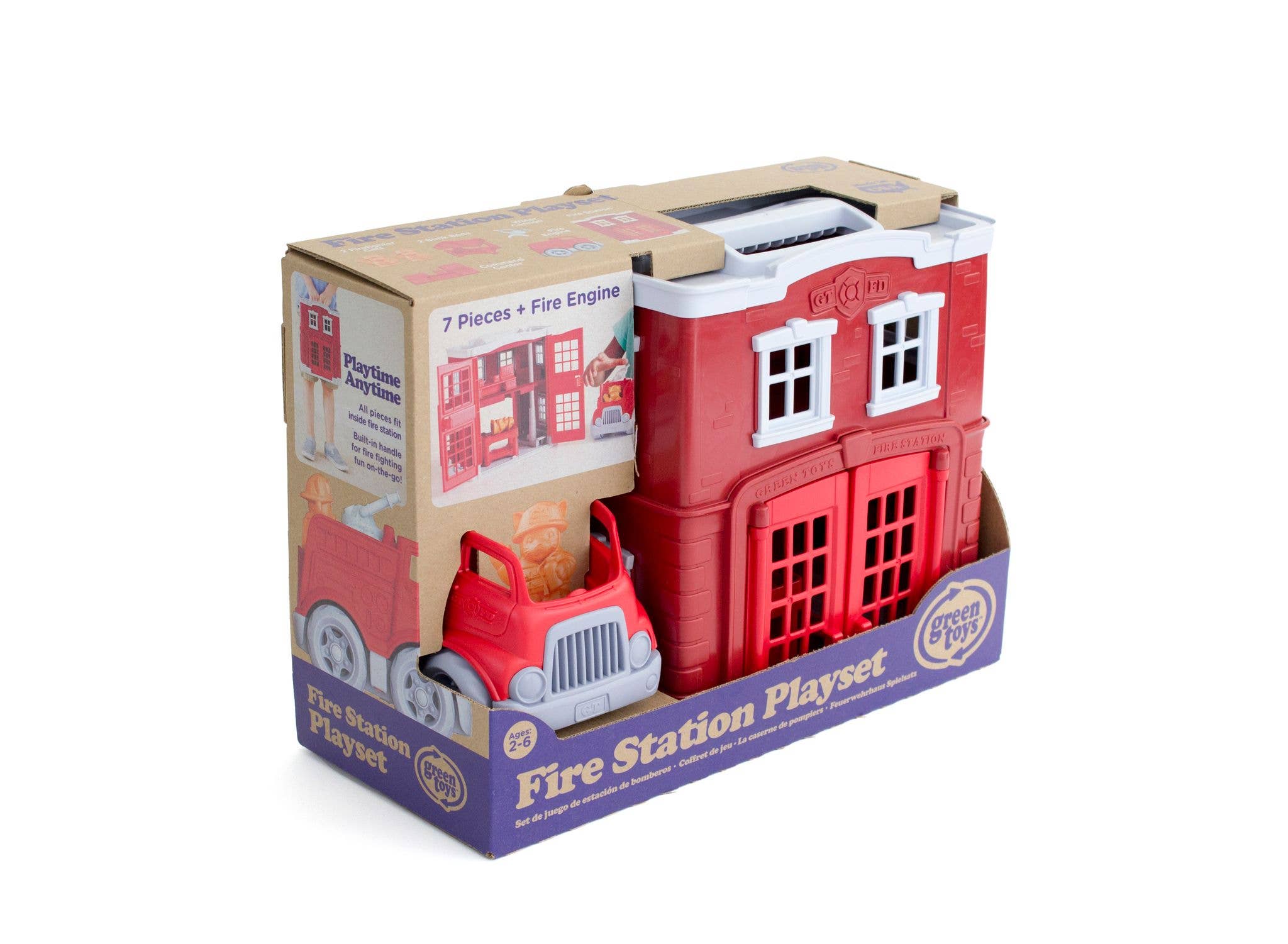 Green Toys - Wholesale Toy Set - Kids - Fire Station Playset2