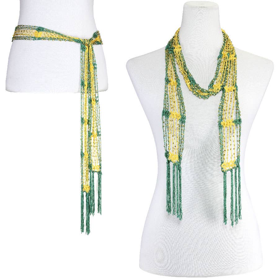 The Magic Scarf Company - Wholesale Scarf - Women's - 1755 - Shanghai Beaded Scarves/Sash102