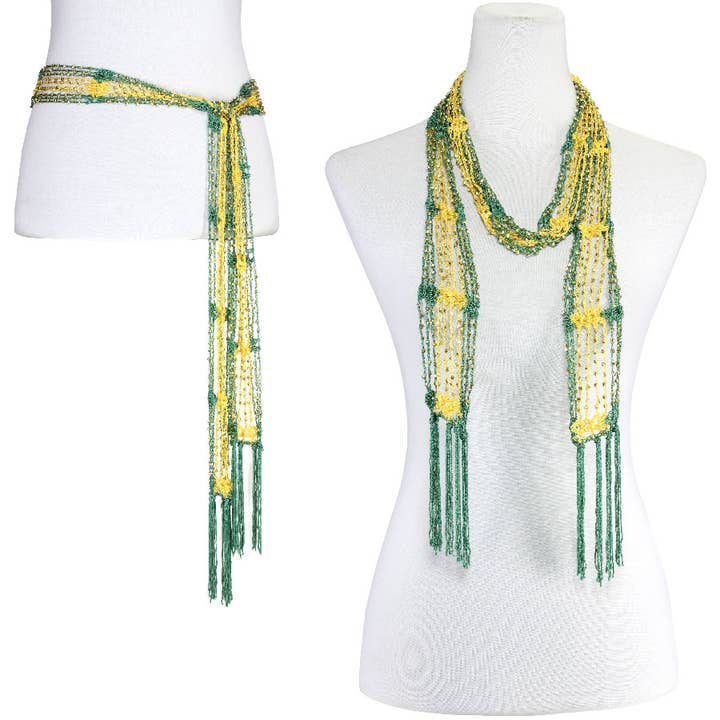The Magic Scarf Company - Wholesale Scarf - Women's - 1755 - Shanghai Beaded Scarves/Sash102