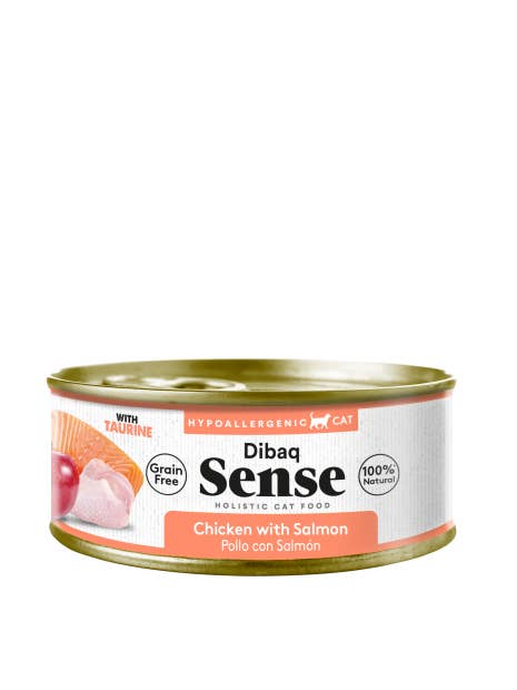 Poulet au saumon sans céréales pour chats Dibaq Sense pour la vente par DIBAQ